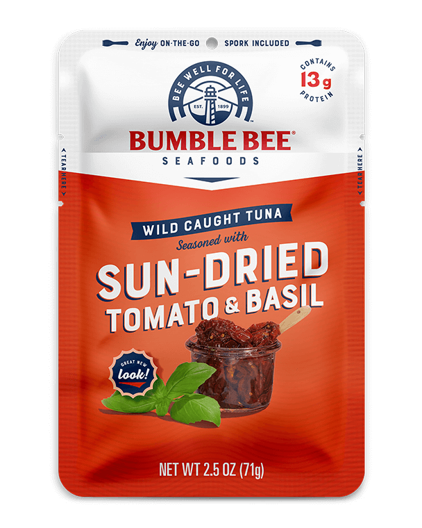 Bumble Bee® Sun-Dried Tomato & Basil Seasoned Tuna Pouch With Spoon ...
